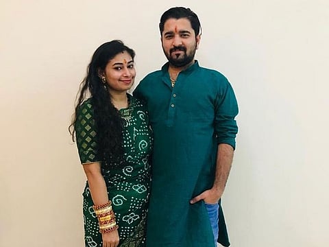 Hiral with husband Harsh Nanda tell of how they escaped Sharjah fire