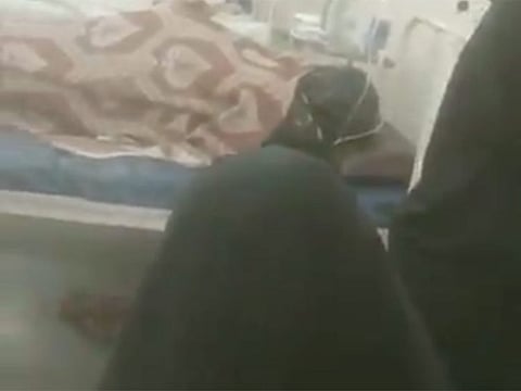 A screengrab from the video