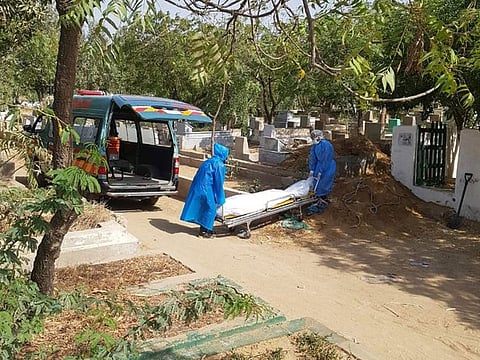Around 6,000 members of Edhi Foundation’s coronavirus relief team have received proper safety training on safe burials.
