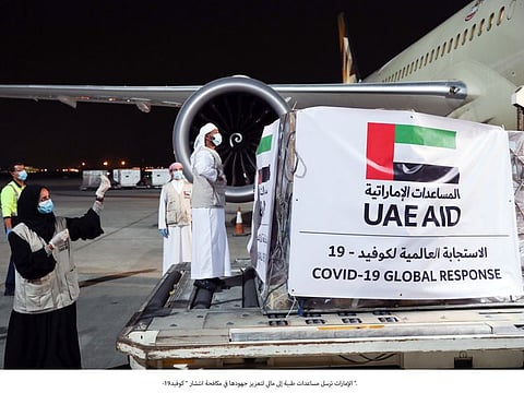 19 metric tonnes sent in total to help 19,000 healthcare workers