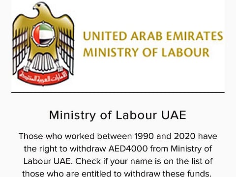 The fake WhatsApp message directs people to a malicious link