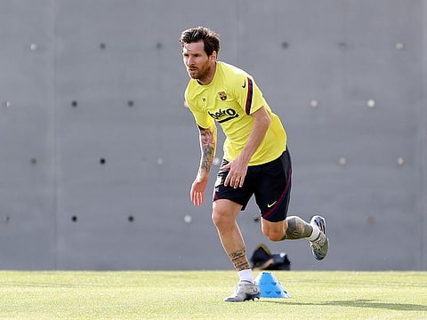 Lionel Messi could be heading out the door at Barcelona.