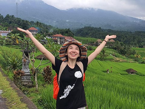 Lana Shevchenko in Bali