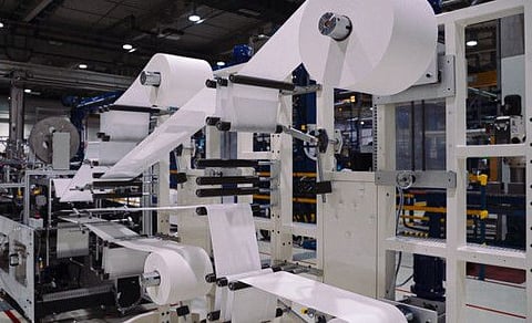 N95 mask production line in Al Ain