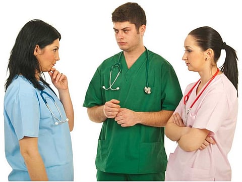 Most private hospitals have managed to retain their medical staff. Picture for illustrative purpose.