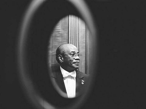 In an undated photo from the White House Photo Office, Wilson Jerman, a longtime White House butler, in 2004. Jerman, who started working as a cleaner for President Dwight D. Eisenhower in 1957 and retired in 2012 as an elevator operator for President Barack Obama, died on May 17, 2020. He was 91.