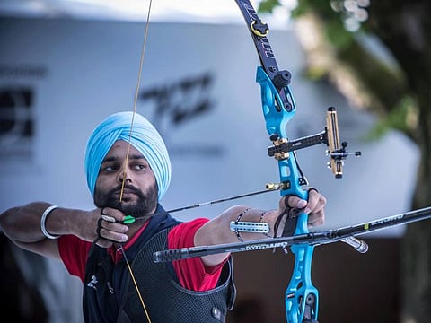 Harvinder Singh, India's top Para archer, had been practising at his farmhouse away from the crowd.