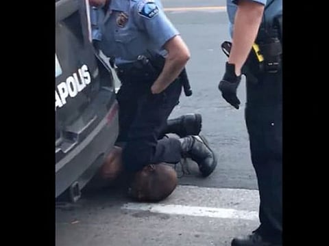 A screengrab of the video in question