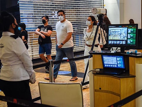 Malls in Dubai are being allowed to operate at 70 per cent capacity from today./