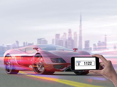 From a few thousand dirhams to millions, there are several options for car owners who want to get a special number plate.