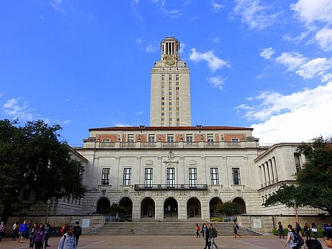 The main building of the University of Texas at Austin