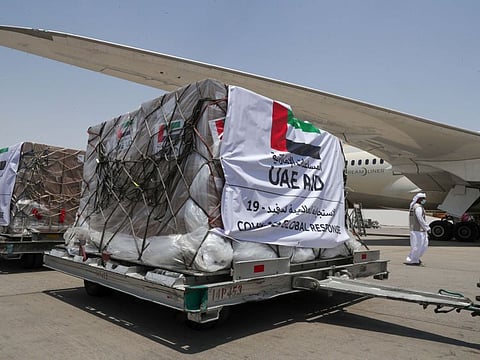 UAE sends eight tonnes of aide to Russia