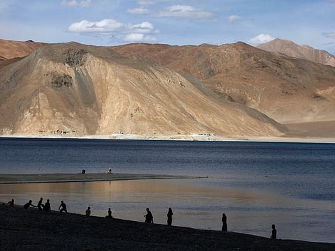 The territorial dispute along the China-India border falls across different areas