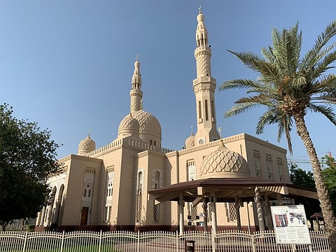 The Jumeirah Mosque on Jumeirah Beach Road. Dubai.