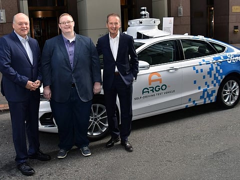 In July 2019, Ford CEO Jim Hackett, Argo AI CEO Bryan Salesky and Volkswagen CEO Herbert Diess announced a collaboration to develop autonomous vehicle technology.