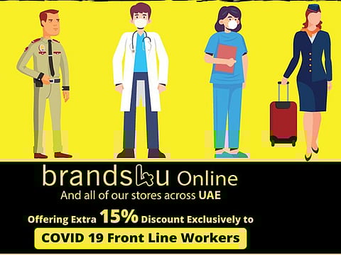 Brands4u is offering a discount to all frontline workers battling the COVID-19 outbreak in the UAE.