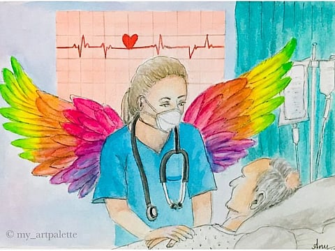 An artwork which was part of the month-long campaign