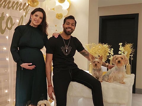 Hardik Pandya goes social with cute Baby shower pictures on Instagram