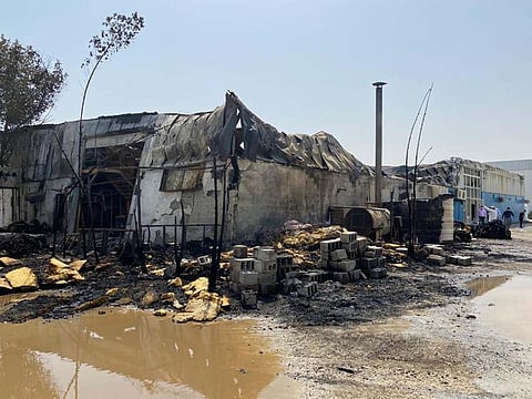 Six warehouses destroyed by fire in Ajman