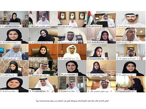 Federal National Council meetings are currently conducted remotely due to coronavirus restrictions