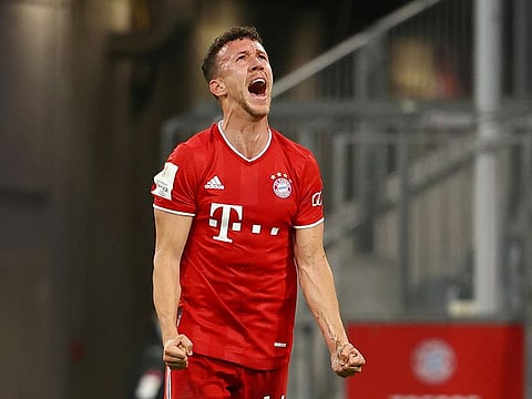 Bayern Munich's Ivan Perisic celebrates