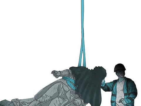 Our ideals topple idols; revisionism trumps racism, social equality can never accept slavery