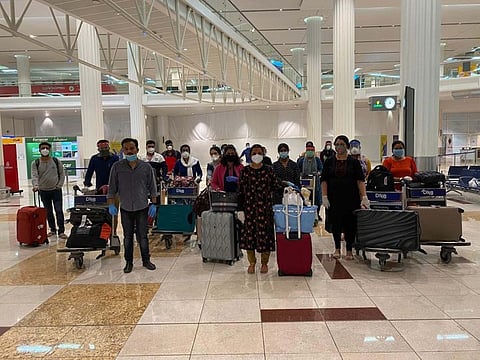 The new batch of Indian medics who reached Dubai on Monday will join DHA and DCAS to bolster the UAE’s battle against COVID-19.