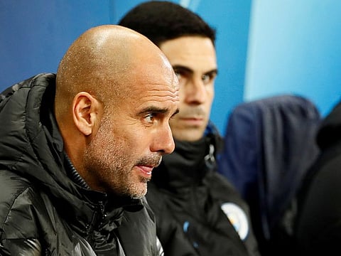 Arsenal's Mikel Arteta has one eye on upsetting Pep Guardiola and Manchester City.