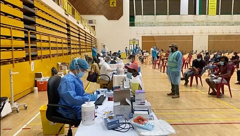 A large number of people turned up to donate blood in Dubai to pay tributes to Nithin.