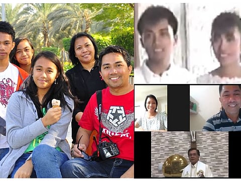 Joevy and Raquel, both 48, got married in Naic, Cavite, Philippines on June 11, 1995. On Friday, they held each other’s hand, virtually, to mark 25 years.
