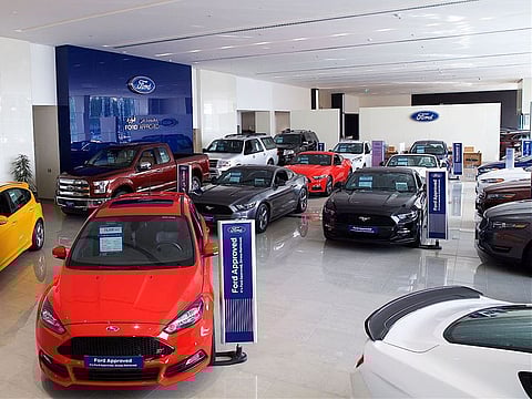A pre-owned car showroom in Dubai. One of the most important changes brought about by the pandemic is the sales of used cars outpacing that of new vehicles.