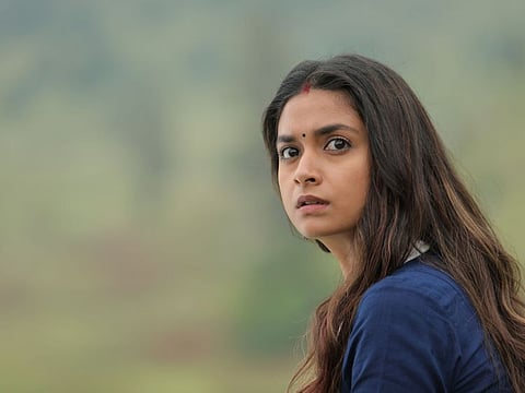 Keerthy Suresh in 'Penguin'.