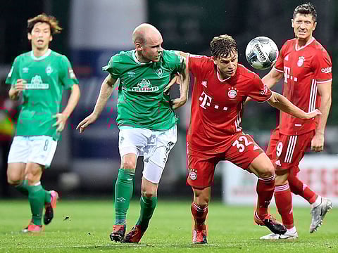 Weder Bremen are facing a relegation battle in the Bundesliga