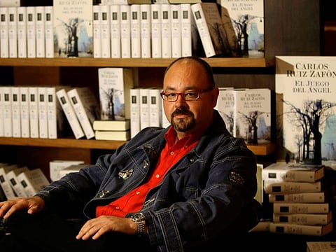 Spanish writer Carlos Ruiz Zafon