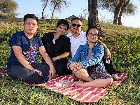 Cesar Parroco and family