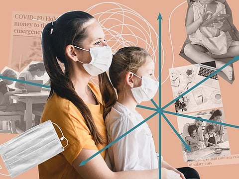 Pandemic parenting doesn’t come with a guidebook, and all our usual points of reference have been thrown off