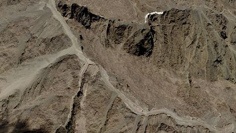 This handout satellite image taken on June 9, 2020, and released by 2020 Planet Labs, Inc. shows Galwan Valley, which lies between China's Tibet and India's Ladakh. It is the current flashpoint between the two nuclear-armed Asian neighbours.