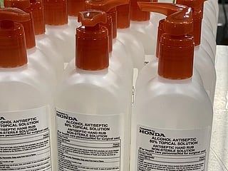 COVID-19: Honda and GM join hands to make hand sanitiser