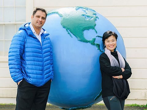 TurtleTree Founders Fengru Lyn and Max Rye. It was one of seven finalists in the Temasek Liveability Challenge, vying for the first prize of $1 million undiluted funding.