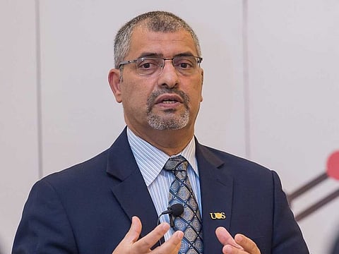 Dr Hussein M. Elmehdi, Dean of Academic Support Services at University of Sharjah