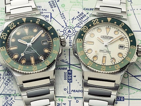 Old timer... The Transatlantique GMT looks like it time travelled back from the late 1950’s.