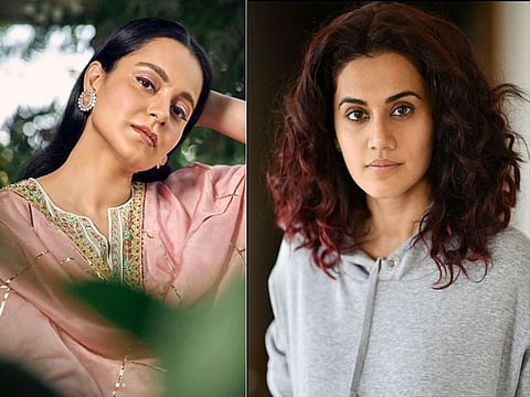 Kangana Ranaut and Taapsee Pannu