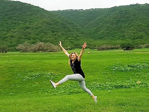 Anita Miskiewicz, a Polish engineer, has been in Salalah for over four years and is loving every minute of her stay and work.