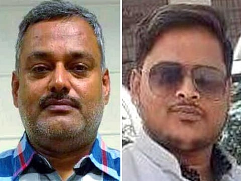 Vikas Dubey and Amar Dubey (right).