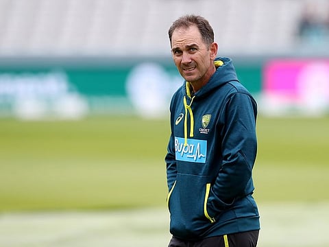 Australia head coach Justin Langer