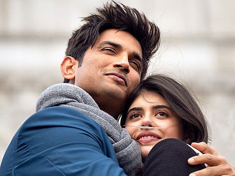 Sushant Singh Rajput and Sanjana Sanghi in 'Dil Bechara'