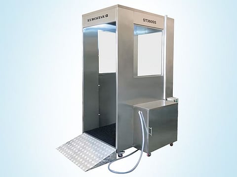 Eurostar's sanitisation tunnel