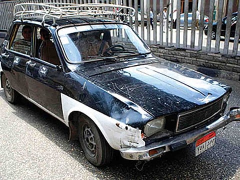 An old Peugeot taxi in Cairo. In recent years, Egypt, the Arab world’s most populous country of about 100 million, has built a large network of roads to curb road crashes, ease traffic congestion and attract foreign investment.