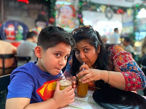 Varun Dua’s wife Vedica and son Vyom