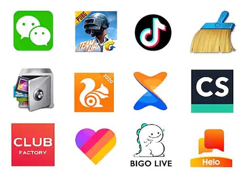 Some of the Chinese-made apps banned in India